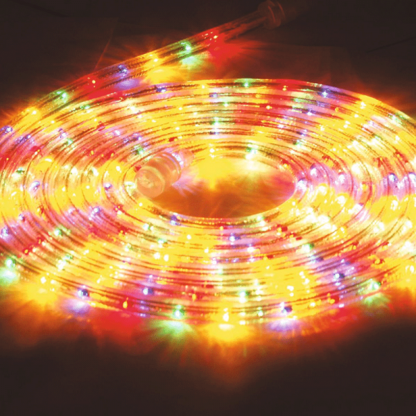 RUBBERLIGHT Lichtschlauch - Outdoor - RL1 - 180 Lampen - 5,00m - anschlussfertig - multicolor bunt