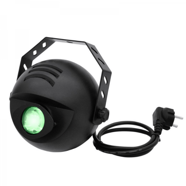 LED H2O Wassereffekt Projektor mit DMX - Simulation von bewegtem Wasser - 9W TRI LED