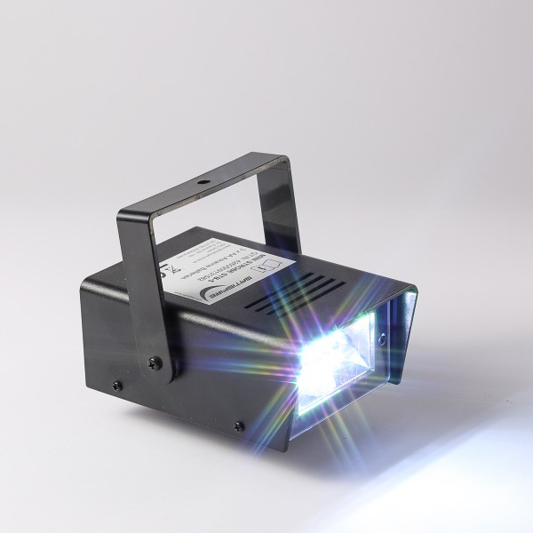Mini LED Stroboskop - Batteriebetrieb - Geschwindigkeitsregelung