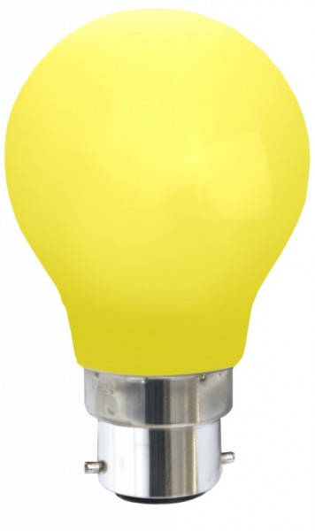 Decoline - LED Leuchtmittel - B22 - 0,7W LED - Gelb