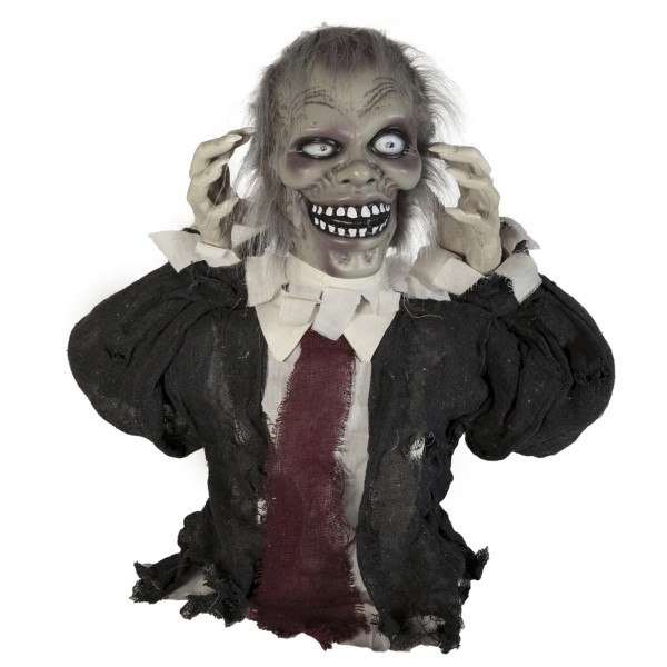 Halloween Zombie IGOR , 67cm, animiert, Sound- und Lichteffekte