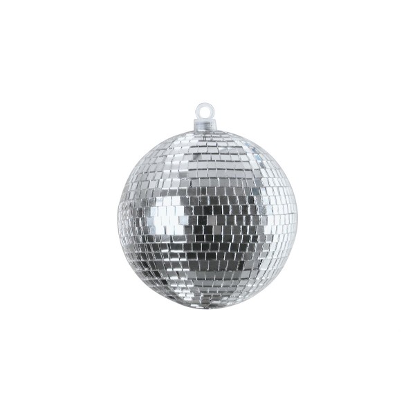 Spiegelkugel 10cm silber- Diskokugel (Discokugel) zur Dekoration - Echtglas - mirrorball silver