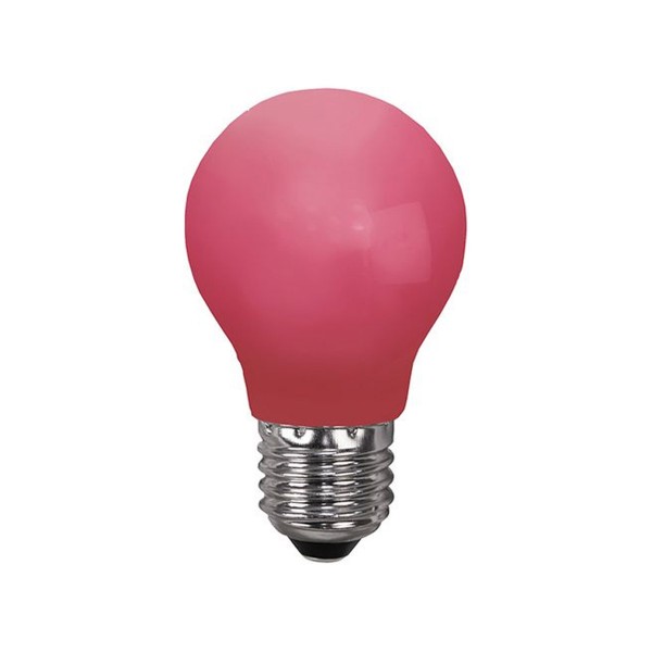 LED Leuchtmittel DEKOPARTY rot - E27 - 0,9W LED - schlagfestes Polycarbonatgehäuse