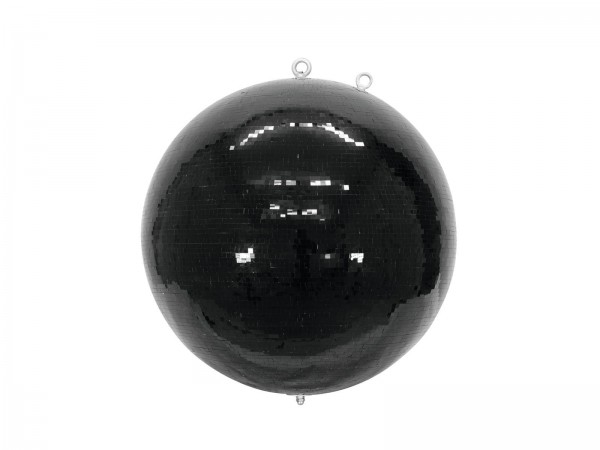 Spiegelkugel 75cm schwarz- Diskokugel (Discokugel) Party Lichteffekt - Echtglas - mirrorball safety black color