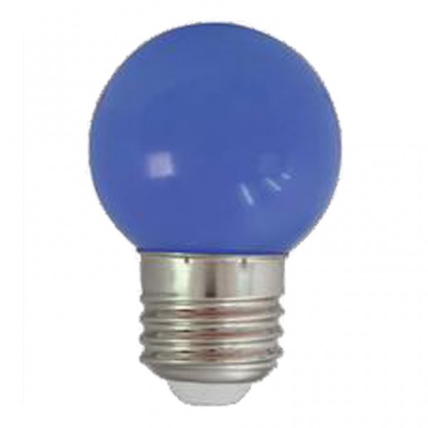 LED-Leuchtmittel | G45 - E27 | 1W | Blau