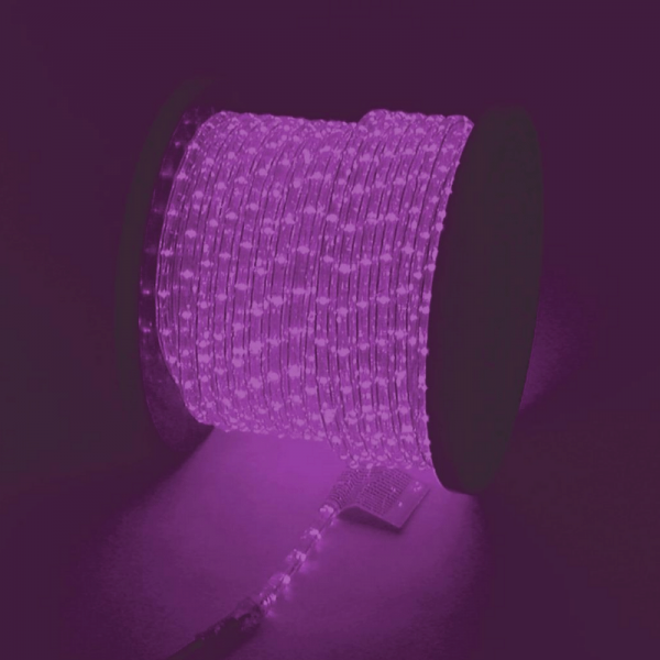 RUBBERLIGHT Lichtschlauch - Outdoor - RL1 - 1584 Lampen - 44m - anschlussfertig - violett/pink