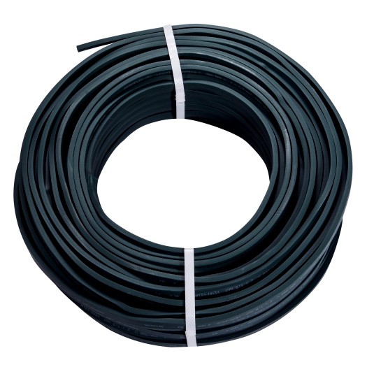 Kabelring ILLU-KABEL flach, schwarz - 50m - H05RNH2-F2x1,5 Flachkabel - DRAKAFLEX