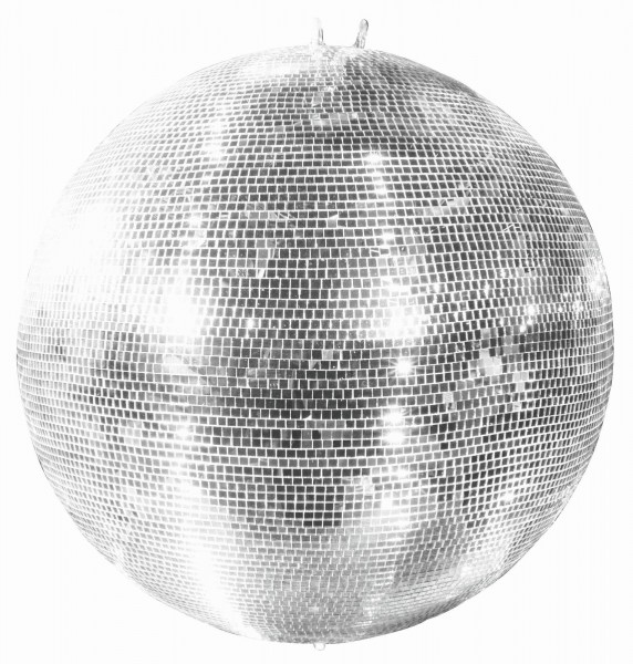 Spiegelkugel 200cm silber chrom- Diskokugel (Discokugel) Party Lichteffekt - Echtglas - mirrorball safety silver chrome color
